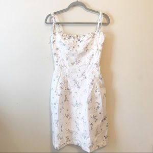 Rebecca Taylor White Floral Sundress Sz 4